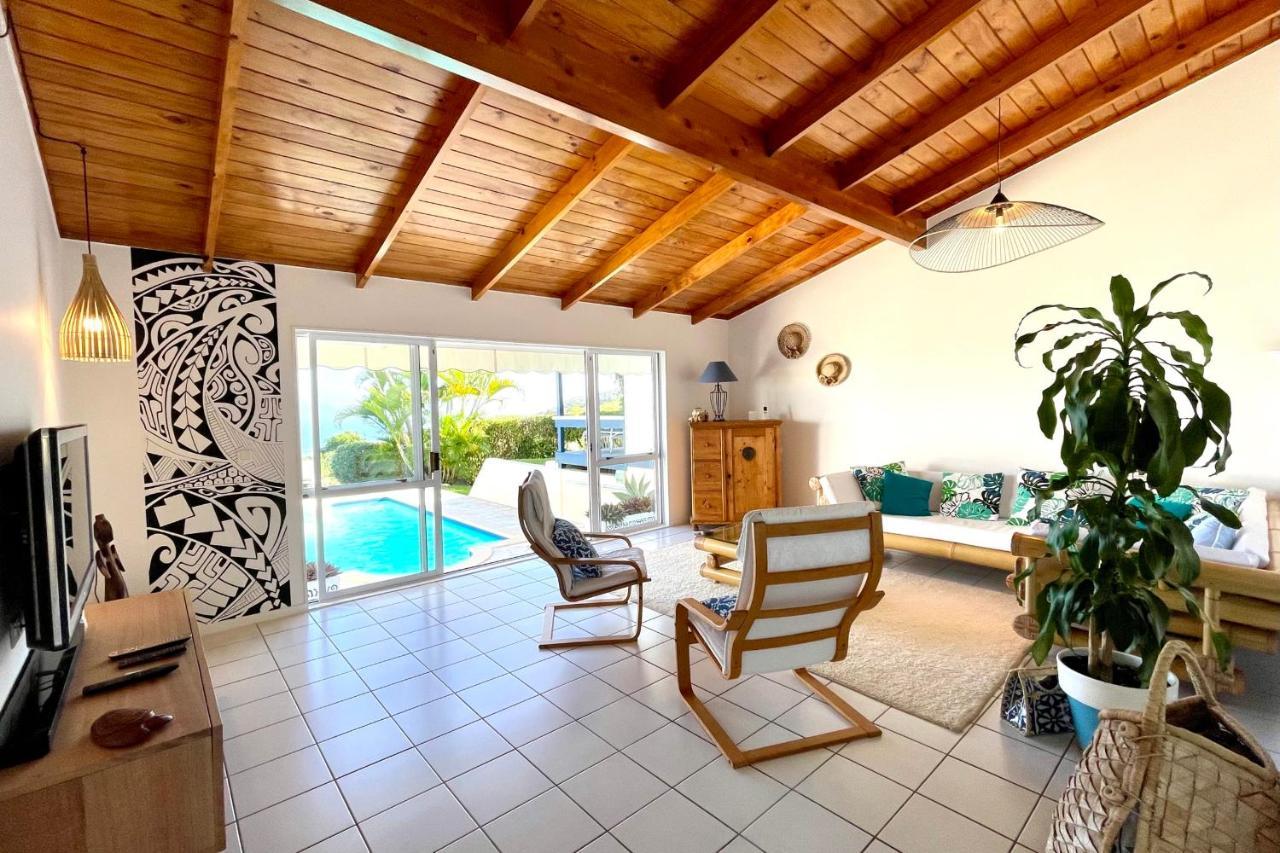 Villa Tiare Amazing View - Private Pool - 4 Bedrooms- Up To 7 Pers Punaauia  Exterior foto